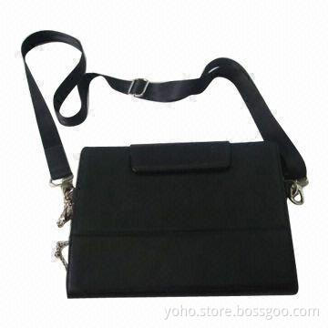 Flip Leather Case with Rope for New iPad with Stand Function to be Hand and Back Up